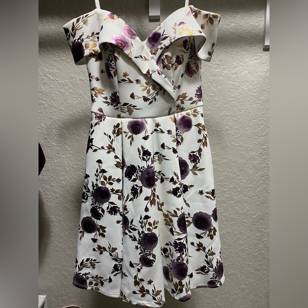 Mini floral dress formal